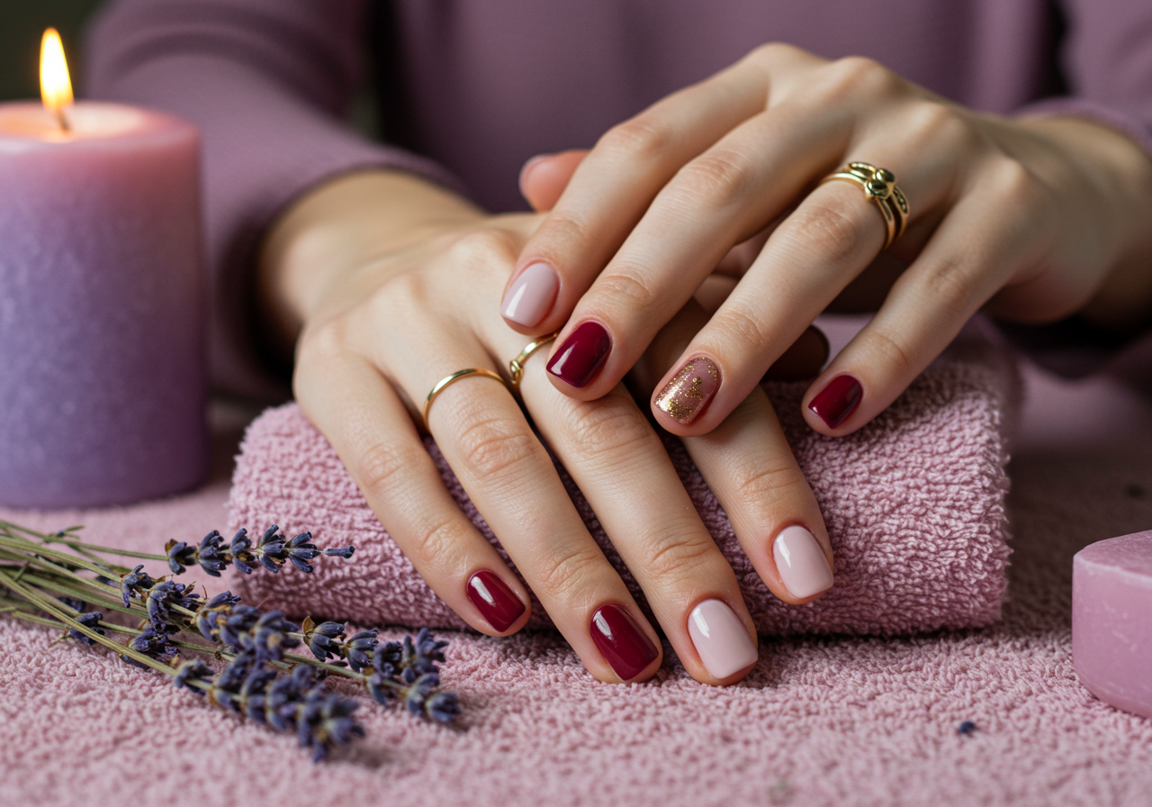 Manicure con esmaltado permanente